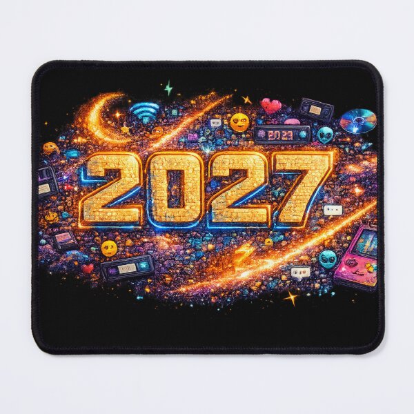 Item preview, 2027 Neon Futurewave ⚡?️ | Futuristic Nostalgic Retro Gaming Artwork designed and sold by Emoji Emblems.