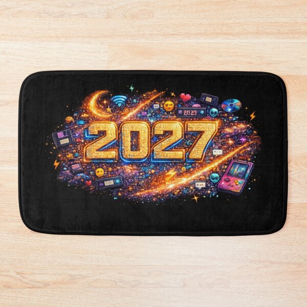 Item preview, 2027 Neon Futurewave ⚡?️ | Futuristic Nostalgic Retro Gaming Artwork designed and sold by Emoji Emblems.