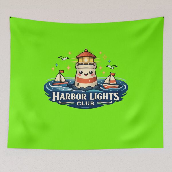 Item preview, Harbor Lights Club Lighthouse designed and sold by AbanoubStore.