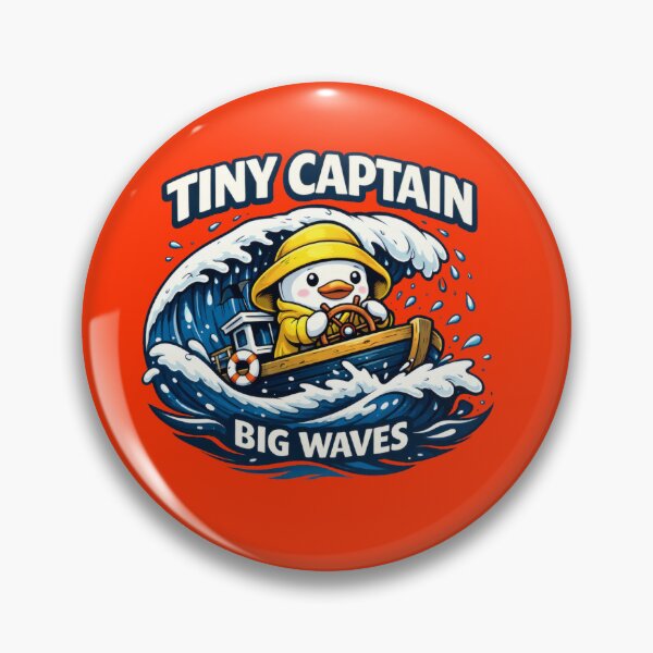 Item preview, Tiny Captain Big Waves designed and sold by AbanoubStore.
