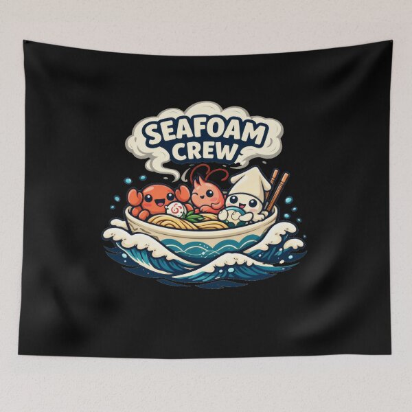 Item preview, Seafoam Crew Ramen Voyage designed and sold by AbanoubStore.