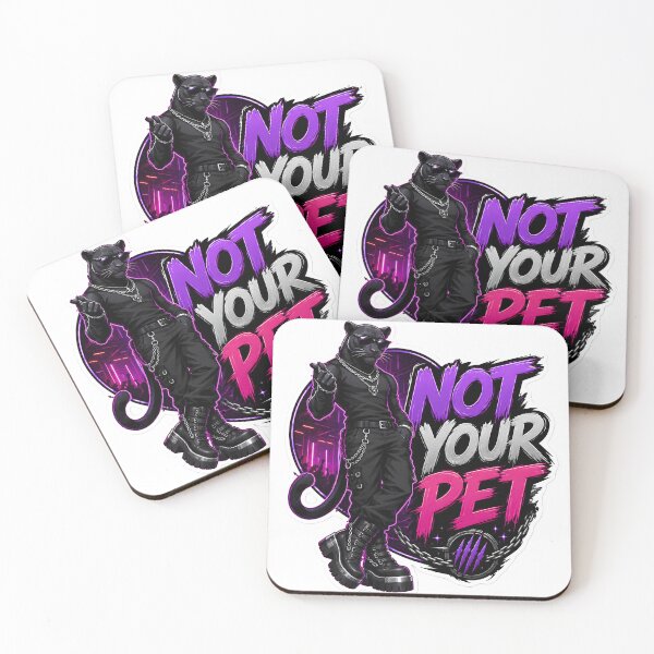 Item preview, Not Your Pet Goth Panther designed and sold by Furrenzy.
