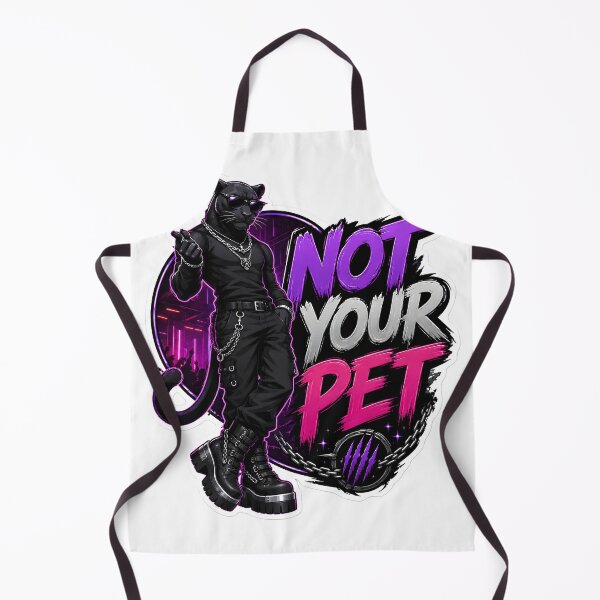 Item preview, Not Your Pet Goth Panther designed and sold by Furrenzy.