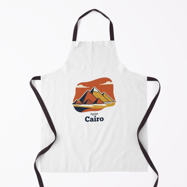 Item preview, Cairo Pyramids Bold Retro Graphic Travel Art print designed and sold by Inkworksbyshery.