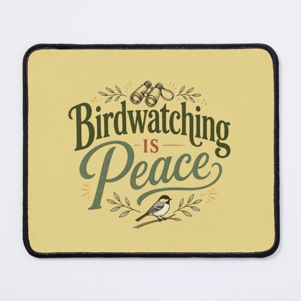 Item preview, Birdwatching Is Peace Nature Lover Binoculars Bird Design designed and sold by PropGiantStudio.