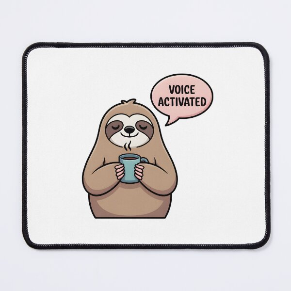 Item preview, Voice Activated Sloth Coffee designed and sold by AbanoubStore.