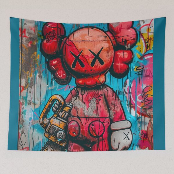Item preview,  Companion Chainsaw Urban Graffiti  designed and sold by AnimeArsenalPrints.