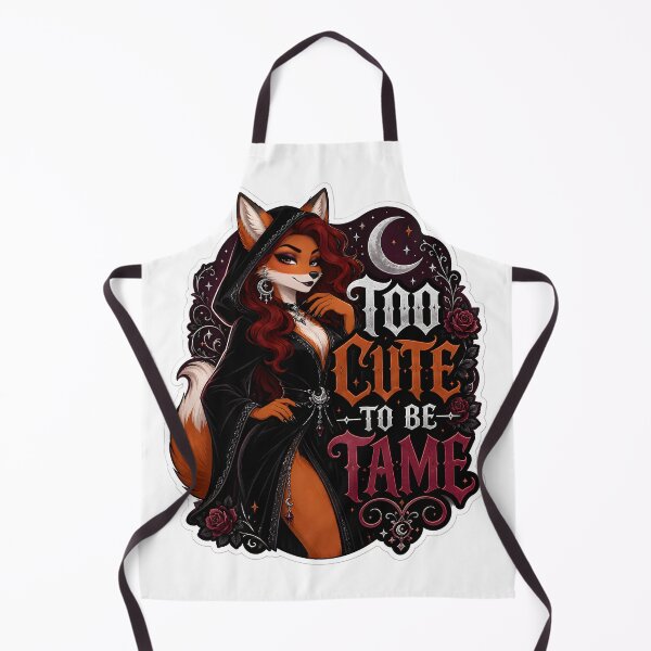 Item preview, Too Cute To Be Tame Goth Fox designed and sold by Furrenzy.