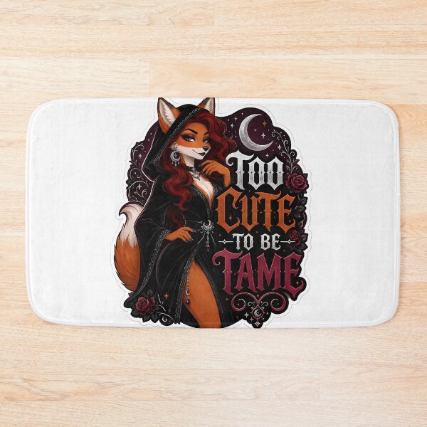 Item preview, Too Cute To Be Tame Goth Fox designed and sold by Furrenzy.