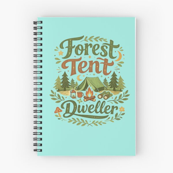 Item preview, Forest Tent Dweller Rustic Camping Night Adventure Design designed and sold by PropGiantStudio.