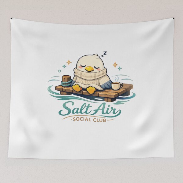 Item preview, Salt Air Social Club Seagull designed and sold by AbanoubStore.