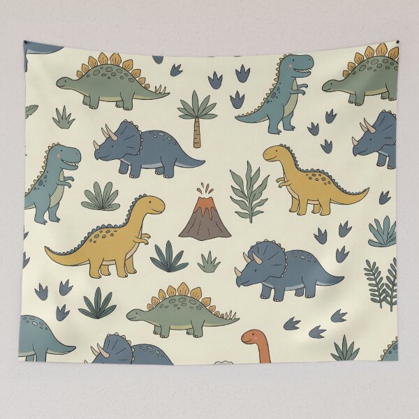 Item preview, Dinosaurs Landscapes Merging Reality Fantasy Artistic Expression designed and sold by ART ATTACK ZONE.