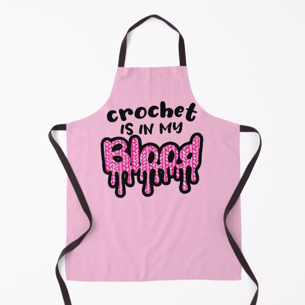 Item preview, Funny crochet is in my blood dripping crochet stitching yarn crafts designed and sold by BigMRanch.