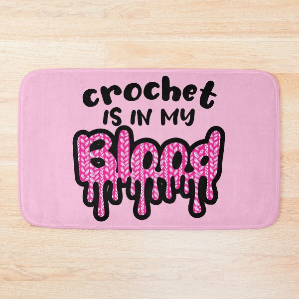 Item preview, Funny crochet is in my blood dripping crochet stitching yarn crafts designed and sold by BigMRanch.