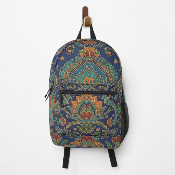 Item preview, Persian Paisley Floral Pattern on Royal Blue designed and sold by FashioonTrends.