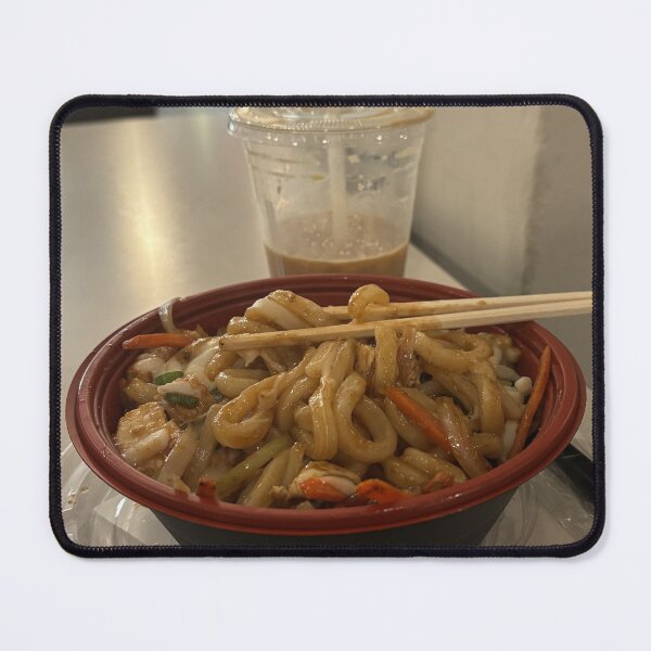 Item preview, Delicious Stir Fried Noodles with Iced Coffee Cafe Comfort Food designed and sold by clicksbyAnanya.