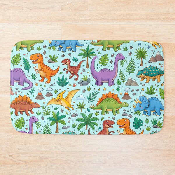 Item preview, Happy Dinosaurs Merging Reality Fantasy Artistic Expression designed and sold by ART ATTACK ZONE.