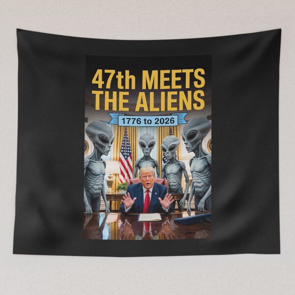 Item preview, 47th Meets The Aliens - DJT 1776 to 2026 designed and sold by DBM Photo Art 1.