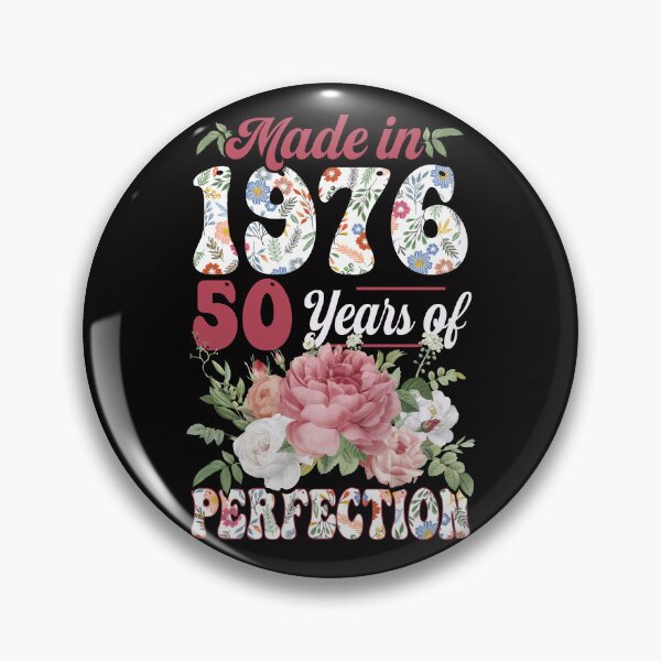 Item preview, 50 Years Old Made in 1976 50th Birthday Floral Women  designed and sold by FernaRoje.