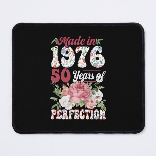 Item preview, 50 Years Old Made in 1976 50th Birthday Floral Women designed and sold by FernaRoje.