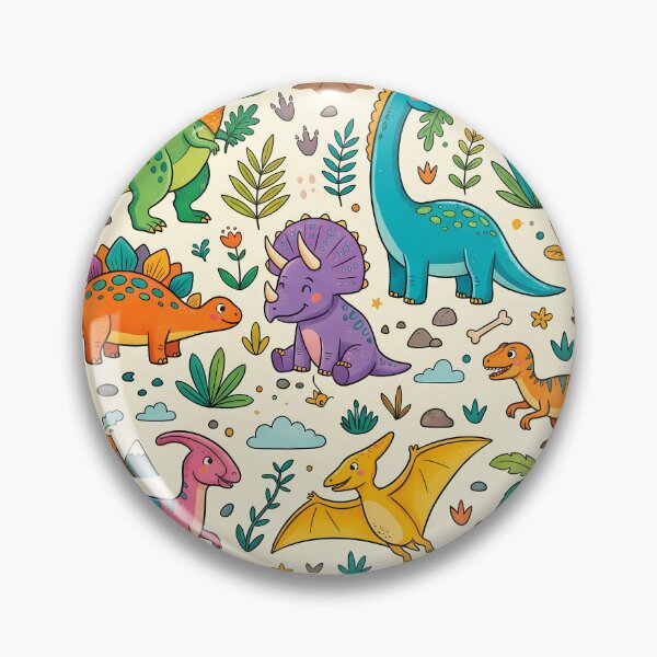 Item preview, Love Friends Dinosaurs Merging Reality Fantasy Artistic Expression designed and sold by ART ATTACK ZONE.