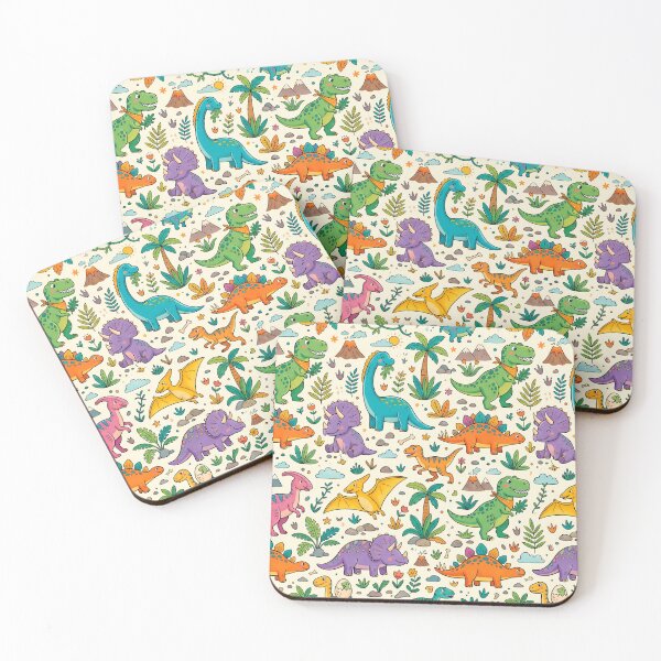 Item preview, Love Friends Dinosaurs Merging Reality Fantasy Artistic Expression designed and sold by ART ATTACK ZONE.