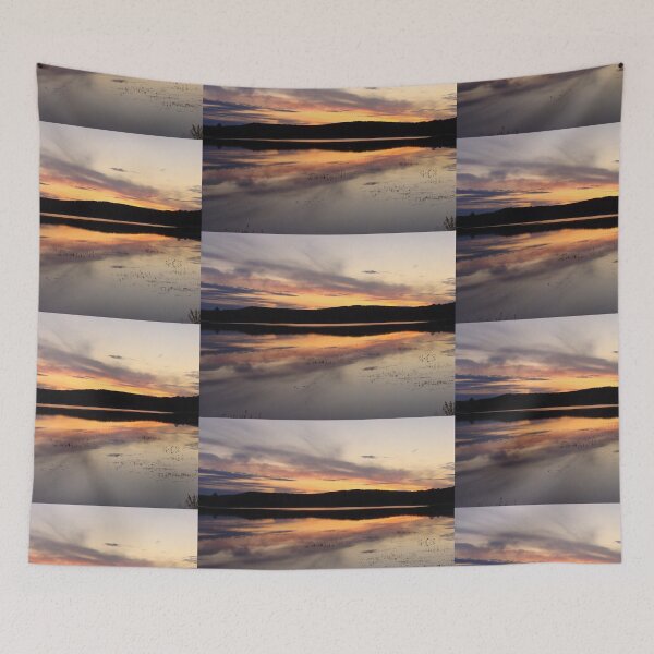 Item preview, Sunset Over Pond designed and sold by PaulineHoward.