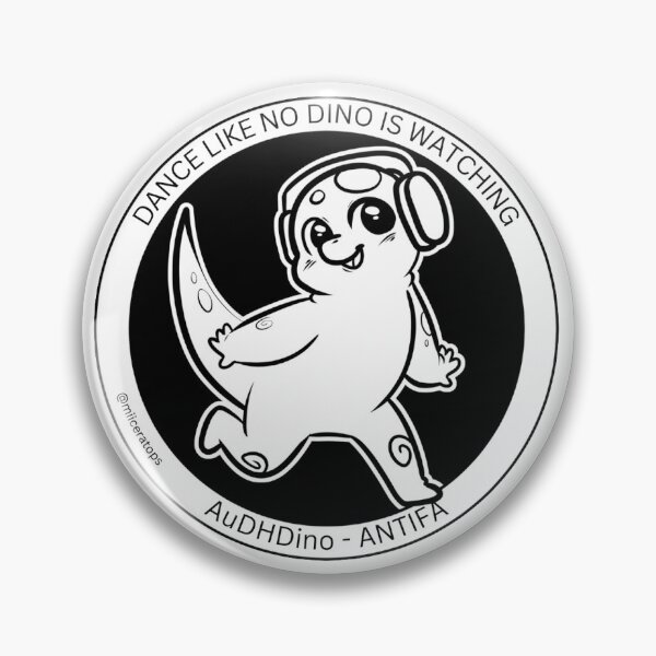 Item preview, Dance like no Dino is watching AuDHDino - Antifa designed and sold by Miiceratops.