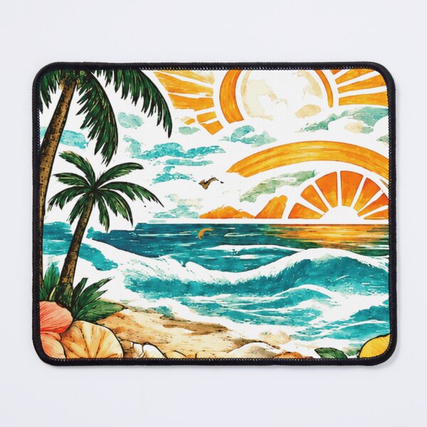 Item preview, Retro Salt Water And Sunshine Summer Beach designed and sold by ZENVIRART.