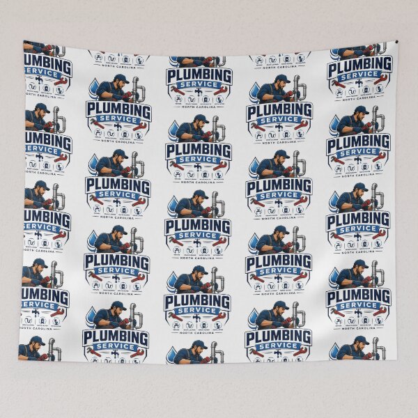 Item preview, Plumbing Service – North Carolina Professional Design designed and sold by Combat Skies.