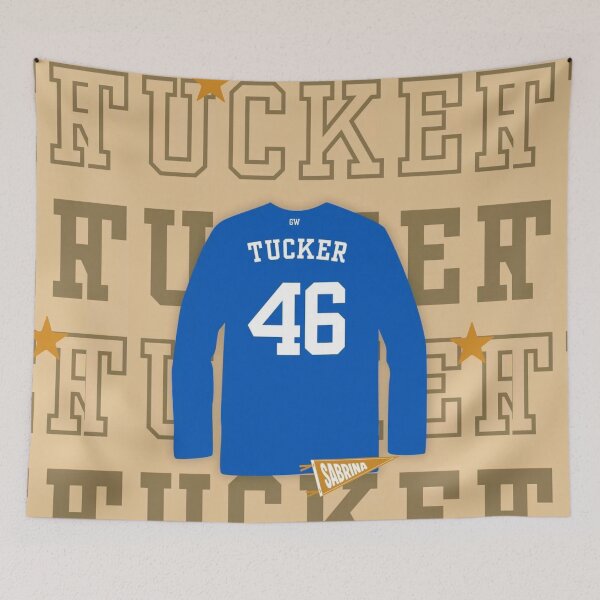 Item preview, Yellow Off Campus Hockey John Tucker Jersey Number  designed and sold by tracynguyen23.