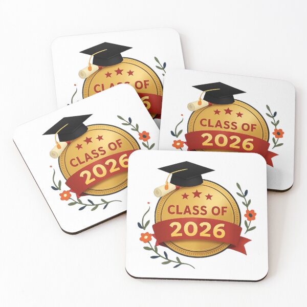 Item preview, Class of 2026 Graduation Emblem with Cap and Diploma designed and sold by GeoandHome.