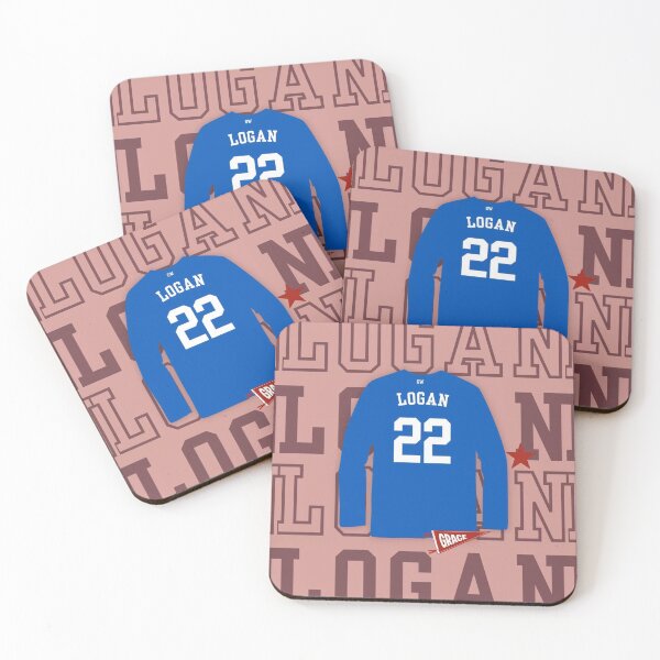 Item preview, Red Off Campus Hockey John Logan Jersey Number  designed and sold by tracynguyen23.