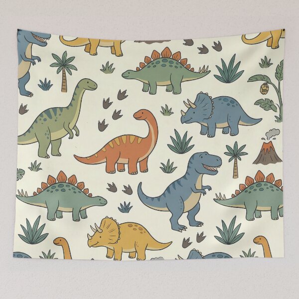 Item preview, Cartoons Dinosaurs Merging Reality Fantasy Artistic Expression designed and sold by ART ATTACK ZONE.