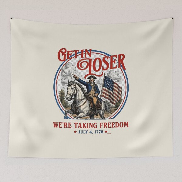 Item preview, Get in Loser We're Crossing The Delaware 250th 4th July  designed and sold by gear-posters.
