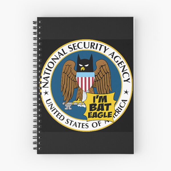 Item preview, I’M BAT EAGLE – NSA Parody Emblem (XL Edition) designed and sold by SachaMuru.