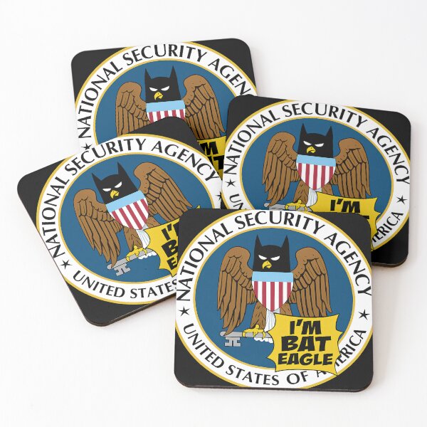 Item preview, I’M BAT EAGLE – NSA Parody Emblem (XL Edition) designed and sold by SachaMuru.