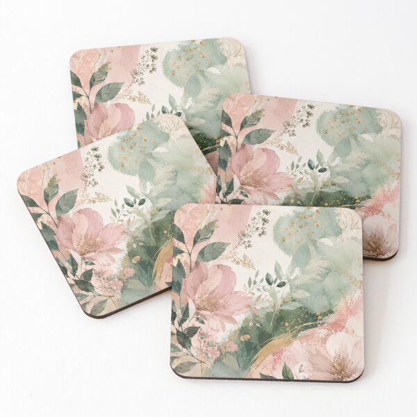 Item preview, Whispering Sakura Meadow – Elegant Watercolor Botanical Garden Illustration designed and sold by Oonward2021.