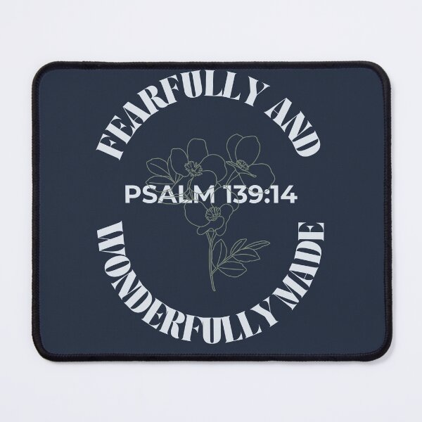 Item preview, Fearfully and Wonderfully Made - Minimalist Flowers Psalm 139:14 designed and sold by ElemntCo.