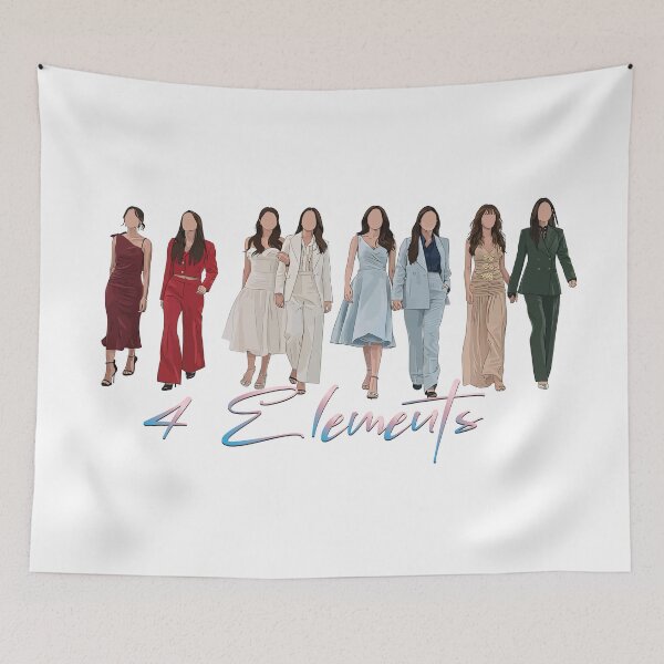 Item preview, 4 Elements GL Series Thai Sapphic Romance Inspired Art designed and sold by What you are is Beautiful.