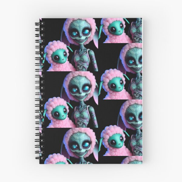 Item preview, Pastel Goth Alien and Cosmic Sheep designed and sold by LujziWorld.