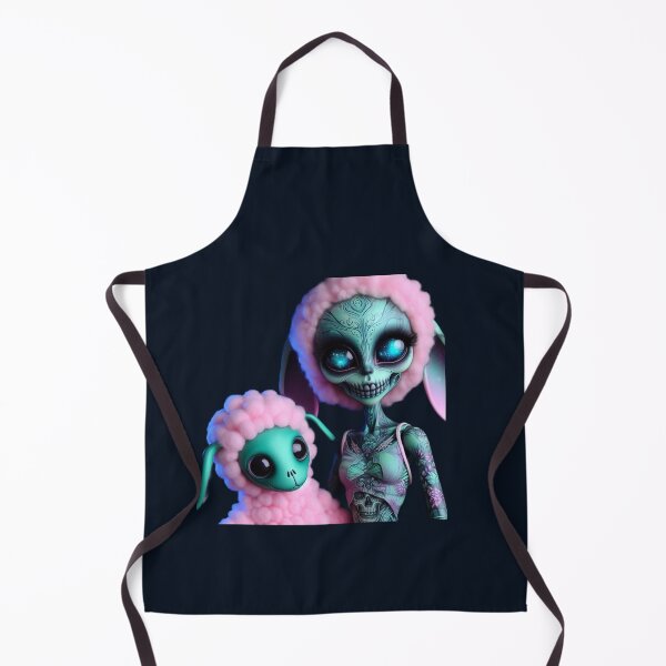 Item preview, Pastel Goth Alien and Cosmic Sheep designed and sold by LujziWorld.