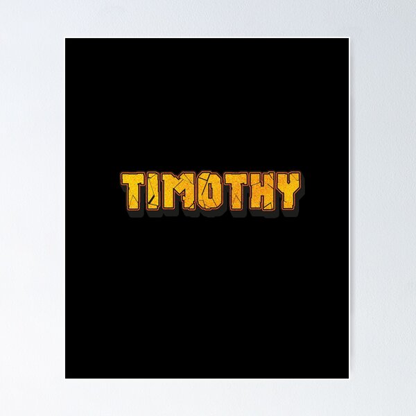 Item preview, Timothy Personalized Name - Cool & Funny Custom Gift for Men and Boys designed and sold by Oussinc.
