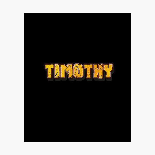 Item preview, Timothy Personalized Name - Cool & Funny Custom Gift for Men and Boys designed and sold by Oussinc.