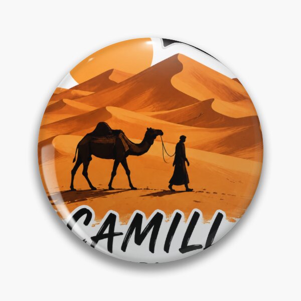 Item preview,  Sahara vibes desert camel sticker CAMILLA designed and sold by Med-Smart.