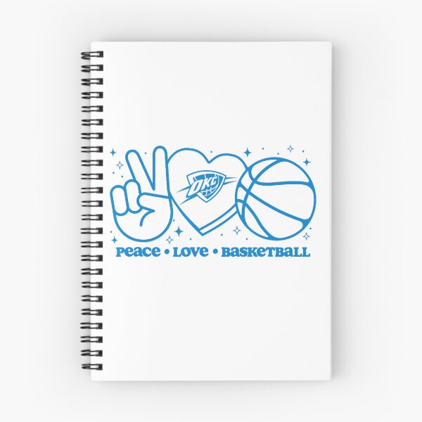 Item preview, Oklahoma Thunder Peace Graphic Poster Design designed and sold by MelodiMcintyre.