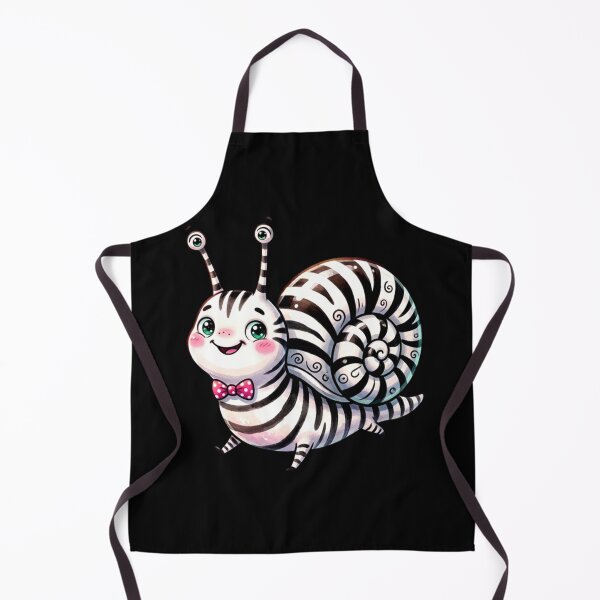 Item preview, Cute Zebra Snail with Pink Bowtie Cartoon designed and sold by ExploreAura Studio.