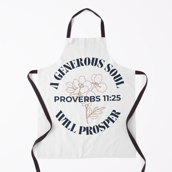 Item preview, A Generous Soul Will Prosper - Minimalist Flowers Proverbs 11:25 designed and sold by ElemntCo.