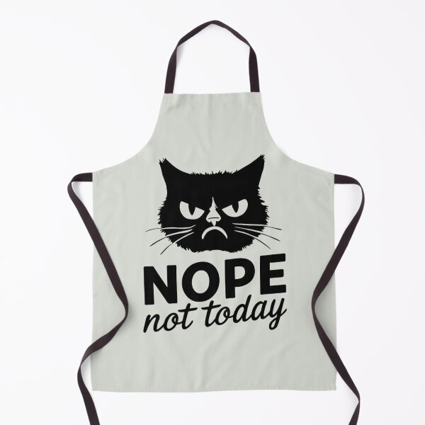 Item preview, Nope Not Today Cat, Charming cat Gifts designed and sold by MalwasBasket.