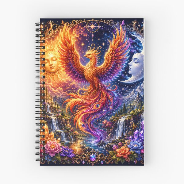 Item preview, Phoenix of Sun & Moon Fantasy Realm designed and sold by GMACgraphicsCo.